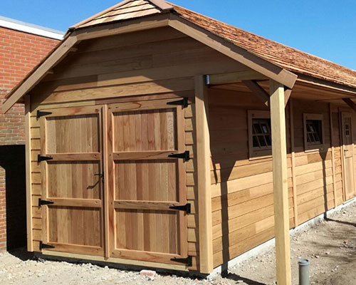 Houten Garages op maat door Garden Construct
