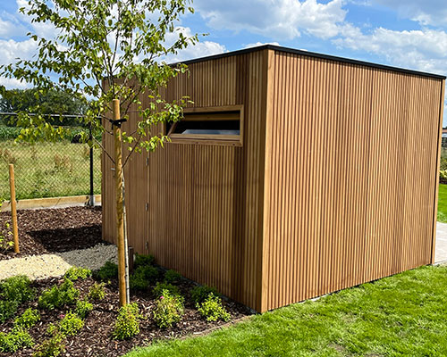 Houten Moderne tuinhuizen op maat door Garden Construct
