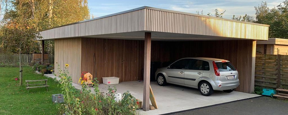 Houten Carports op maat door Garden Construct